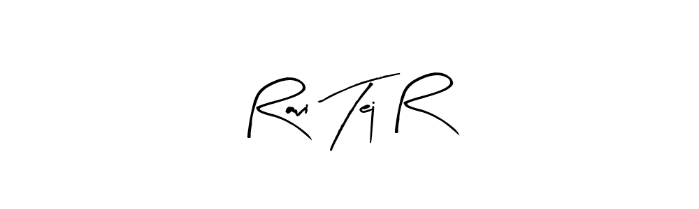 You can use this online signature creator to create a handwritten signature for the name Ravi Tej R. This is the best online autograph maker. Ravi Tej R signature style 8 images and pictures png