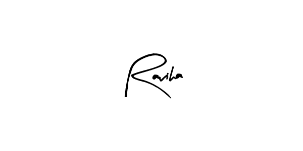 Similarly Arty Signature is the best handwritten signature design. Signature creator online .You can use it as an online autograph creator for name Raviha. Raviha signature style 8 images and pictures png