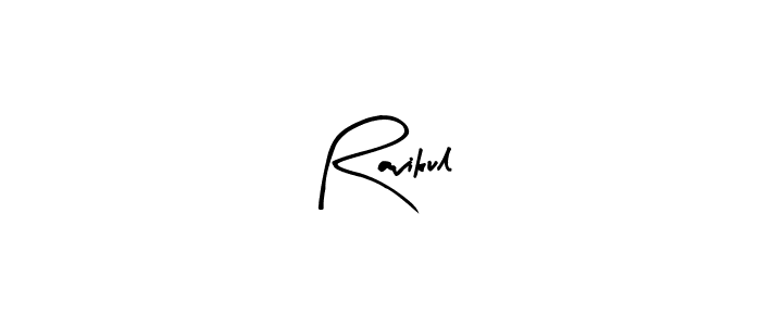 Create a beautiful signature design for name Ravikul. With this signature (Arty Signature) fonts, you can make a handwritten signature for free. Ravikul signature style 8 images and pictures png