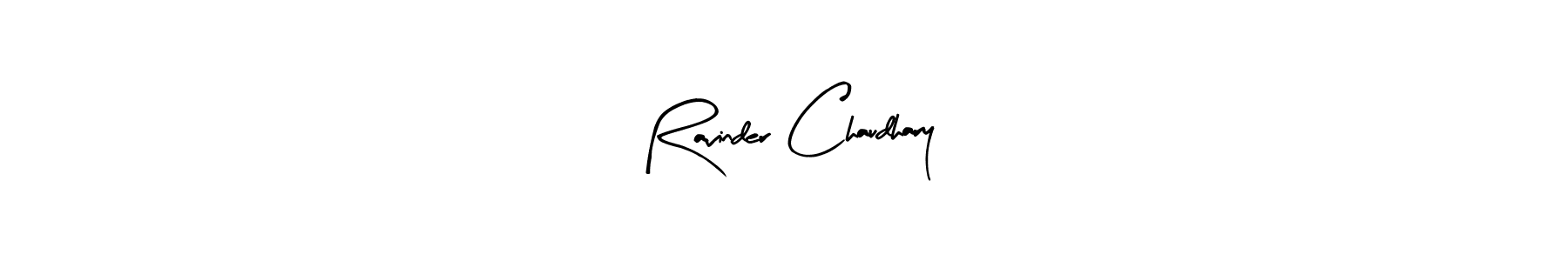 This is the best signature style for the Ravinder Chaudhary name. Also you like these signature font (Arty Signature). Mix name signature. Ravinder Chaudhary signature style 8 images and pictures png
