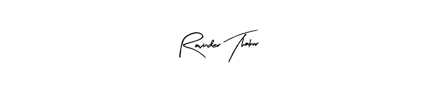 if you are searching for the best signature style for your name Ravinder Thakur. so please give up your signature search. here we have designed multiple signature styles  using Arty Signature. Ravinder Thakur signature style 8 images and pictures png