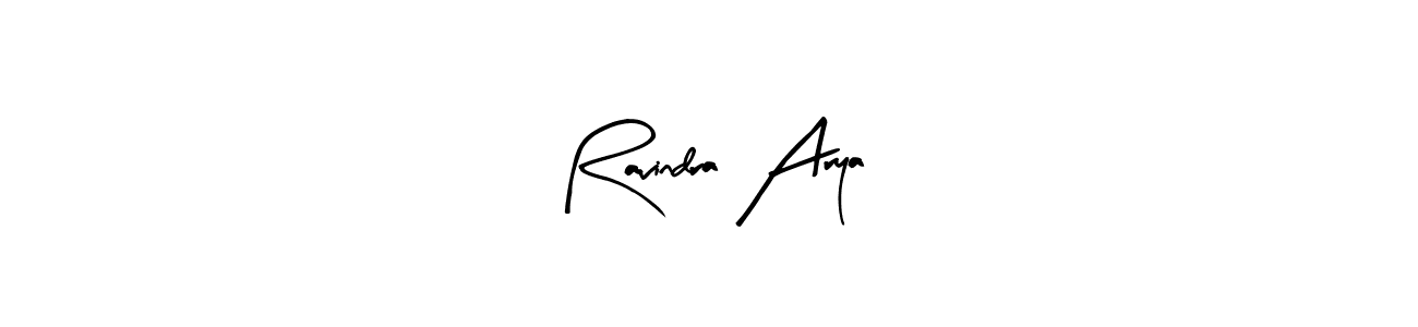 Use a signature maker to create a handwritten signature online. With this signature software, you can design (Arty Signature) your own signature for name Ravindra Arya. Ravindra Arya signature style 8 images and pictures png