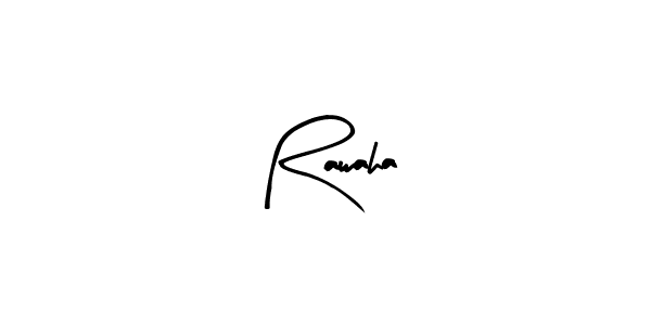 if you are searching for the best signature style for your name Rawaha. so please give up your signature search. here we have designed multiple signature styles  using Arty Signature. Rawaha signature style 8 images and pictures png