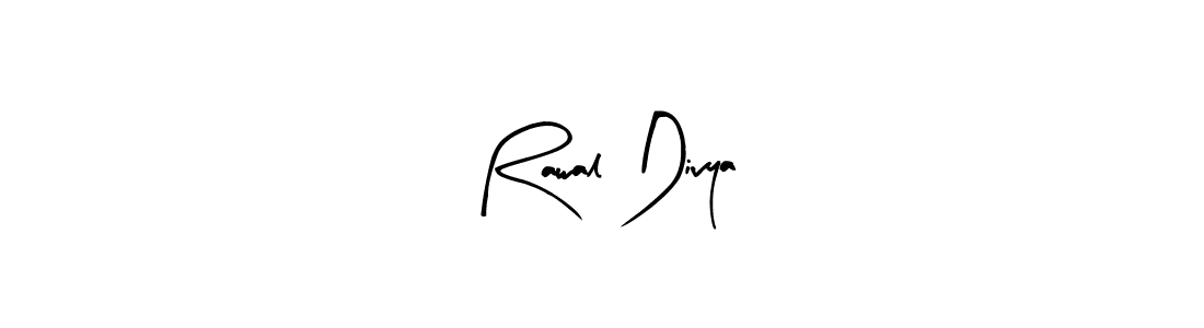 Make a beautiful signature design for name Rawal Divya. With this signature (Arty Signature) style, you can create a handwritten signature for free. Rawal Divya signature style 8 images and pictures png