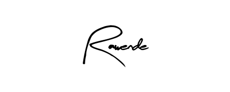 The best way (Arty Signature) to make a short signature is to pick only two or three words in your name. For converting this name Rawende. Rawende signature style 8 images and pictures png
