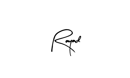 How to make Rayad name signature. Use Arty Signature style for creating short signs online. This is the latest handwritten sign. Rayad signature style 8 images and pictures png