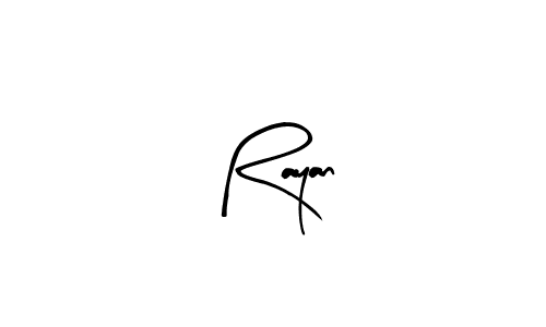 Use a signature maker to create a handwritten signature online. With this signature software, you can design (Arty Signature) your own signature for name Rayan. Rayan signature style 8 images and pictures png