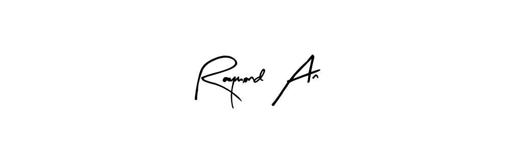 Raymond An stylish signature style. Best Handwritten Sign (Arty Signature) for my name. Handwritten Signature Collection Ideas for my name Raymond An. Raymond An signature style 8 images and pictures png