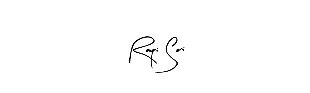Similarly Arty Signature is the best handwritten signature design. Signature creator online .You can use it as an online autograph creator for name Rayni Soni. Rayni Soni signature style 8 images and pictures png