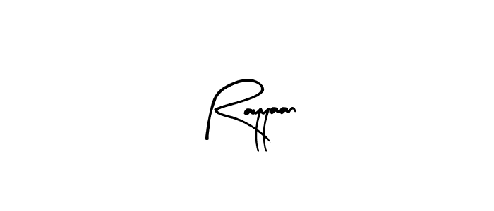 Make a beautiful signature design for name Rayyaan. Use this online signature maker to create a handwritten signature for free. Rayyaan signature style 8 images and pictures png