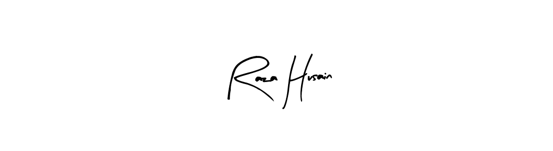 Make a beautiful signature design for name Raza Husain. With this signature (Arty Signature) style, you can create a handwritten signature for free. Raza Husain signature style 8 images and pictures png