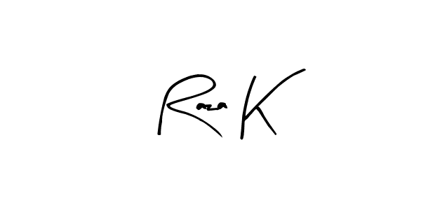 Best and Professional Signature Style for Raza K. Arty Signature Best Signature Style Collection. Raza K signature style 8 images and pictures png