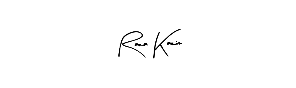 You should practise on your own different ways (Arty Signature) to write your name (Raza Kazim) in signature. don't let someone else do it for you. Raza Kazim signature style 8 images and pictures png