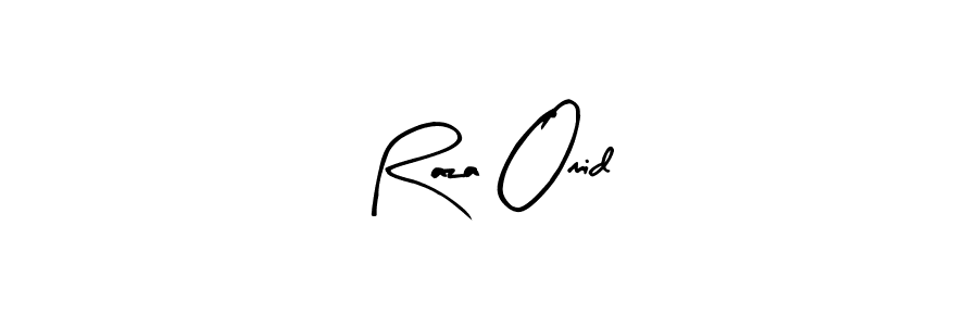 Also You can easily find your signature by using the search form. We will create Raza Omid name handwritten signature images for you free of cost using Arty Signature sign style. Raza Omid signature style 8 images and pictures png