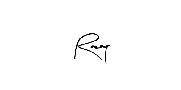 The best way (Arty Signature) to make a short signature is to pick only two or three words in your name. The name Razayn include a total of six letters. For converting this name. Razayn signature style 8 images and pictures png
