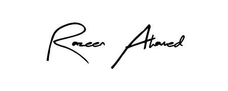 Make your name Razeen Ahamed memorable on every contract using Arty Signature autograph style. Instant transparent background export available. Razeen Ahamed signature style 8 images and pictures png