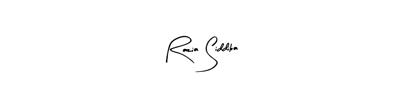 The best way (Arty Signature) to make a short signature is to pick only two or three words in your name. The name Razia Siddika include a total of six letters. For converting this name. Razia Siddika signature style 8 images and pictures png