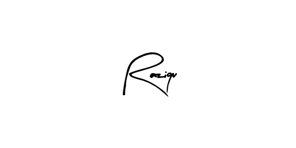 The best way (Arty Signature) to make a short signature is to pick only two or three words in your name. The name Raziqu include a total of six letters. For converting this name. Raziqu signature style 8 images and pictures png