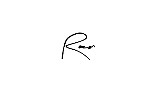 Make a beautiful signature design for name Razon. Use this online signature maker to create a handwritten signature for free. Razon signature style 8 images and pictures png