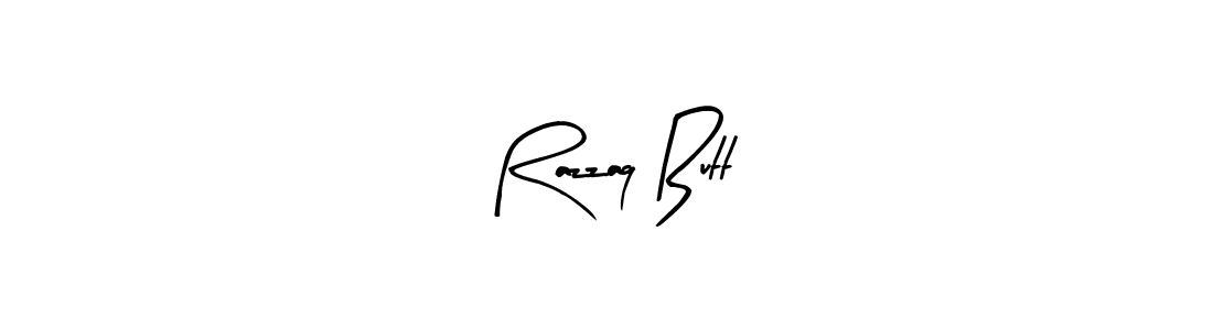 Make a beautiful signature design for name Razzaq Butt. With this signature (Arty Signature) style, you can create a handwritten signature for free. Razzaq Butt signature style 8 images and pictures png