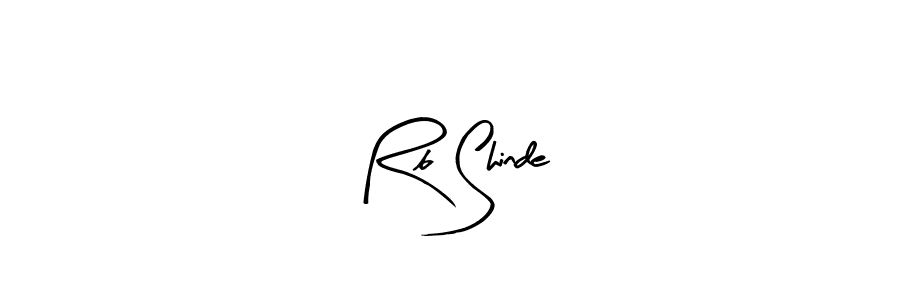 The best way (Arty Signature) to make a short signature is to pick only two or three words in your name. The name Rb Shinde include a total of six letters. For converting this name. Rb Shinde signature style 8 images and pictures png