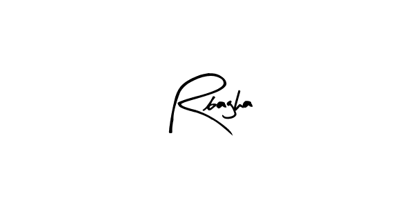 The best way (Arty Signature) to make a short signature is to pick only two or three words in your name. The name Rbagha include a total of six letters. For converting this name. Rbagha signature style 8 images and pictures png