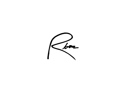 Design your own signature with our free online signature maker. With this signature software, you can create a handwritten (Arty Signature) signature for name Rbaz. Rbaz signature style 8 images and pictures png