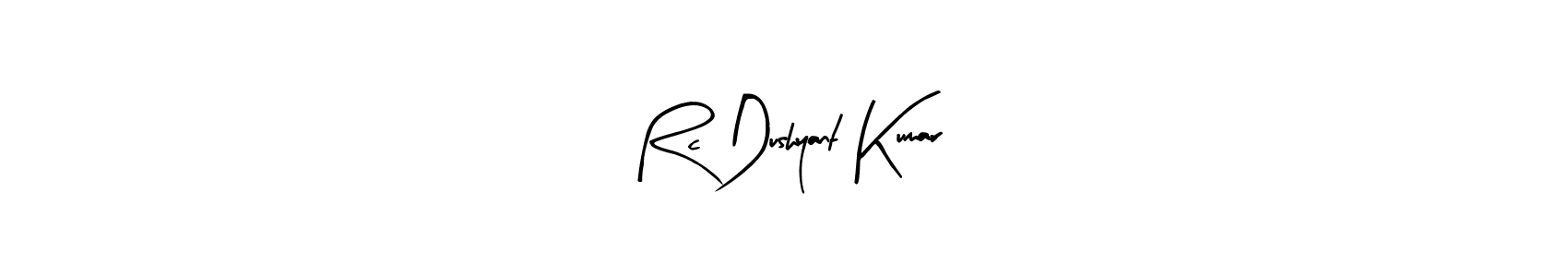 if you are searching for the best signature style for your name Rc Dushyant Kumar. so please give up your signature search. here we have designed multiple signature styles  using Arty Signature. Rc Dushyant Kumar signature style 8 images and pictures png