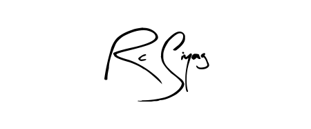 How to make Rc Siyag name signature. Use Arty Signature style for creating short signs online. This is the latest handwritten sign. Rc Siyag signature style 8 images and pictures png