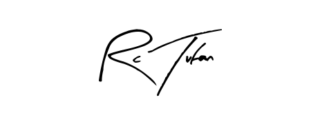 Upgrade your professional image with Rc Tufan signature created with Arty Signature font. Fast, free, and watermark-free download. Rc Tufan signature style 8 images and pictures png