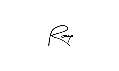 You should practise on your own different ways (Arty Signature) to write your name (Rcamp) in signature. don't let someone else do it for you. Rcamp signature style 8 images and pictures png