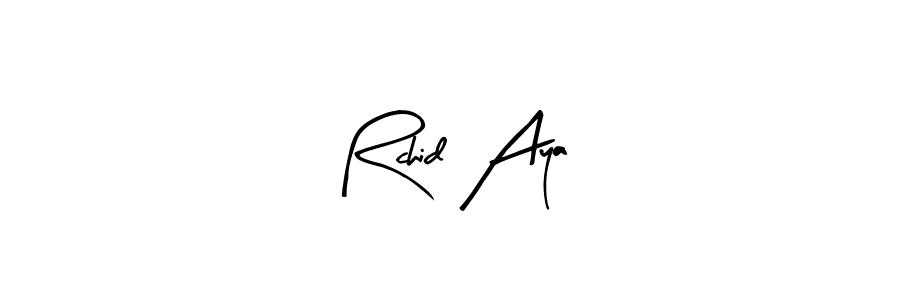 It looks lik you need a new signature style for name Rchid Aya. Design unique handwritten (Arty Signature) signature with our free signature maker in just a few clicks. Rchid Aya signature style 8 images and pictures png