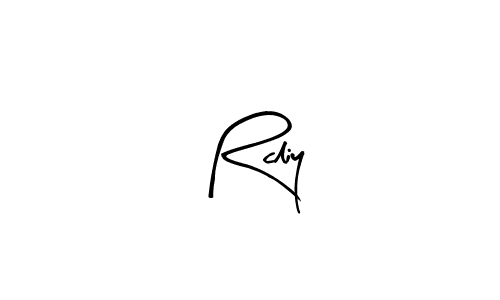 How to make Rcliy name signature. Use Arty Signature style for creating short signs online. This is the latest handwritten sign. Rcliy signature style 8 images and pictures png