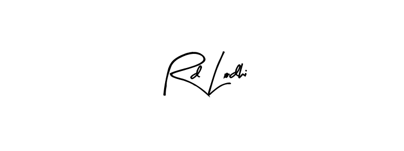 Rd Lodhi stylish signature style. Best Handwritten Sign (Arty Signature) for my name. Handwritten Signature Collection Ideas for my name Rd Lodhi. Rd Lodhi signature style 8 images and pictures png