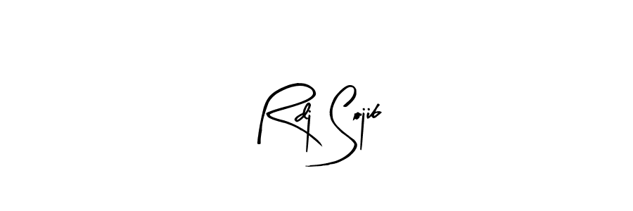 Use a signature maker to create a handwritten signature online. With this signature software, you can design (Arty Signature) your own signature for name Rdj Sojib. Rdj Sojib signature style 8 images and pictures png