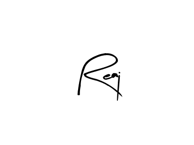 Design your own signature with our free online signature maker. With this signature software, you can create a handwritten (Arty Signature) signature for name Reaj. Reaj signature style 8 images and pictures png