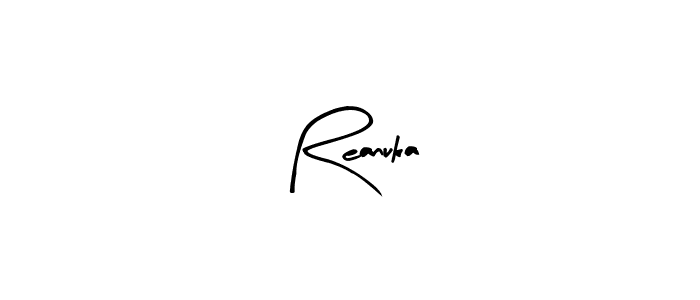 Reanuka stylish signature style. Best Handwritten Sign (Arty Signature) for my name. Handwritten Signature Collection Ideas for my name Reanuka. Reanuka signature style 8 images and pictures png