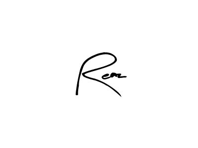 Arty Signature is a professional signature style that is perfect for those who want to add a touch of class to their signature. It is also a great choice for those who want to make their signature more unique. Get Reaz name to fancy signature for free. Reaz signature style 8 images and pictures png