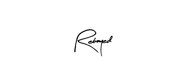 Also You can easily find your signature by using the search form. We will create Rebayed name handwritten signature images for you free of cost using Arty Signature sign style. Rebayed signature style 8 images and pictures png
