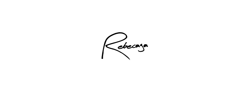 How to make Rebecaga signature? Arty Signature is a professional autograph style. Create handwritten signature for Rebecaga name. Rebecaga signature style 8 images and pictures png