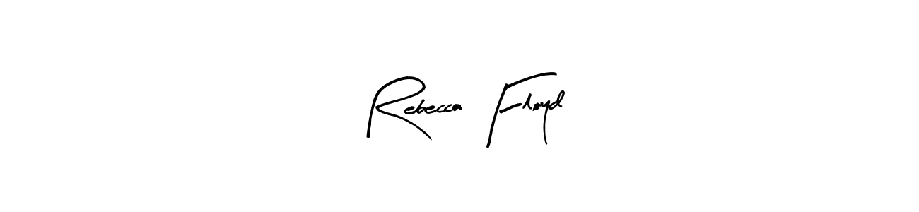 How to make Rebecca Floyd name signature. Use Arty Signature style for creating short signs online. This is the latest handwritten sign. Rebecca Floyd signature style 8 images and pictures png