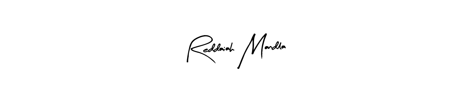 Make a beautiful signature design for name Reddaiah Mandla. Use this online signature maker to create a handwritten signature for free. Reddaiah Mandla signature style 8 images and pictures png