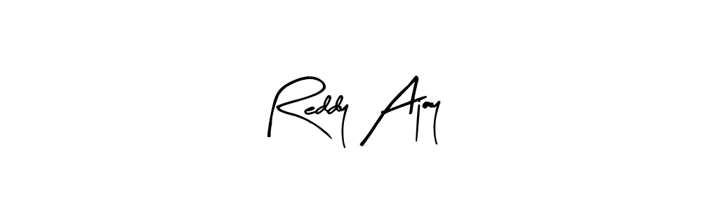 You can use this online signature creator to create a handwritten signature for the name Reddy Ajay. This is the best online autograph maker. Reddy Ajay signature style 8 images and pictures png