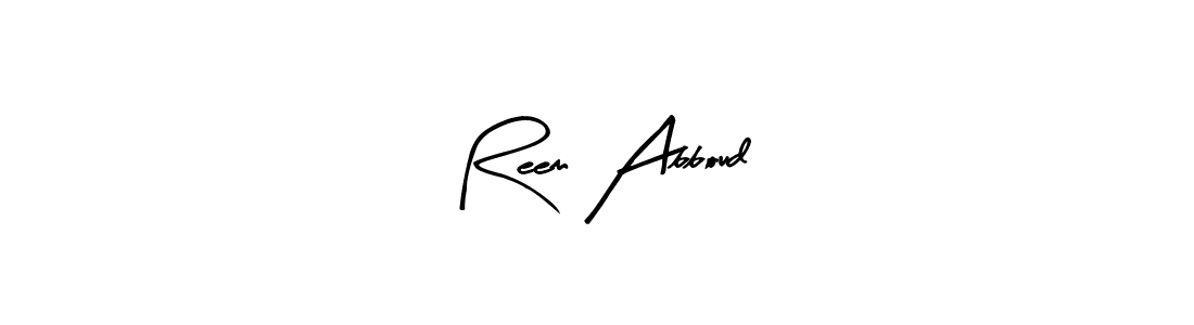 How to make Reem Abboud signature? Arty Signature is a professional autograph style. Create handwritten signature for Reem Abboud name. Reem Abboud signature style 8 images and pictures png