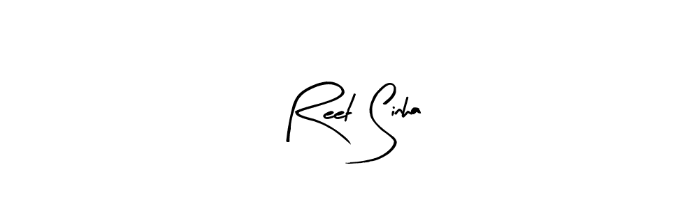 Use a signature maker to create a handwritten signature online. With this signature software, you can design (Arty Signature) your own signature for name Reet Sinha. Reet Sinha signature style 8 images and pictures png