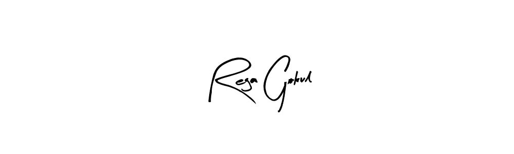 Best and Professional Signature Style for Rega Gokul. Arty Signature Best Signature Style Collection. Rega Gokul signature style 8 images and pictures png