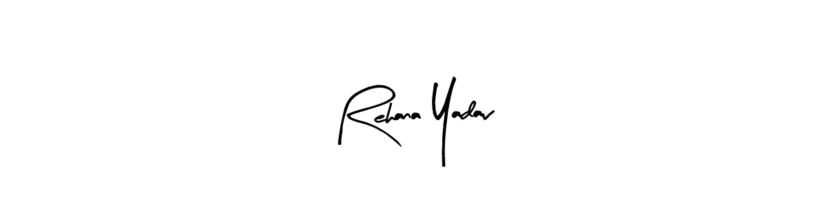 This is the best signature style for the Rehana Yadav name. Also you like these signature font (Arty Signature). Mix name signature. Rehana Yadav signature style 8 images and pictures png