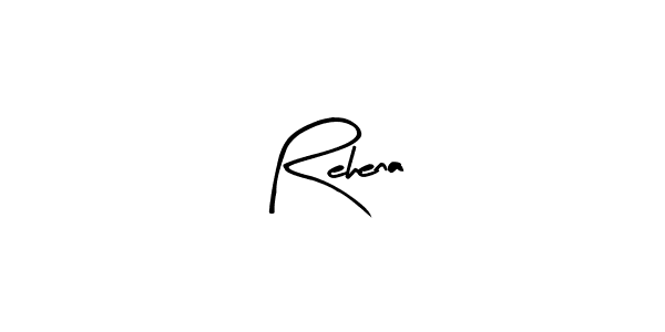 Make a beautiful signature design for name Rehena. With this signature (Arty Signature) style, you can create a handwritten signature for free. Rehena signature style 8 images and pictures png