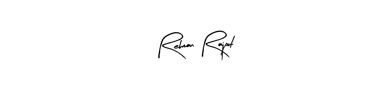 if you are searching for the best signature style for your name Rehman Rajput. so please give up your signature search. here we have designed multiple signature styles  using Arty Signature. Rehman Rajput signature style 8 images and pictures png