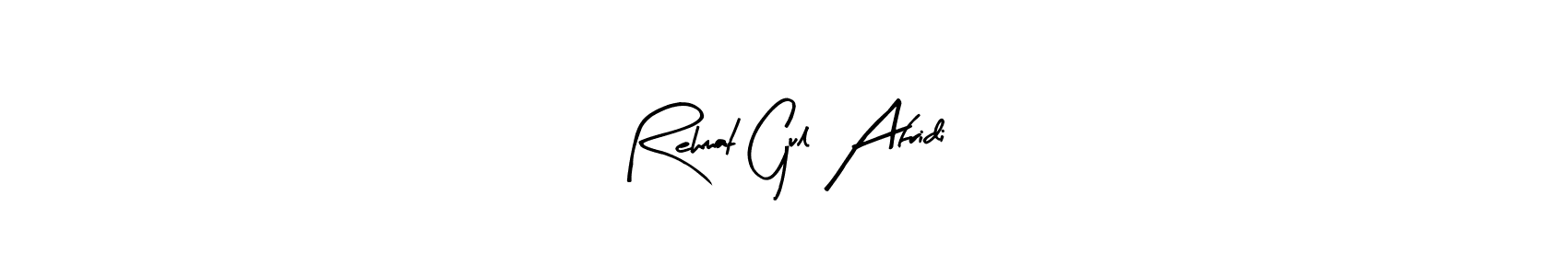 Design your own signature with our free online signature maker. With this signature software, you can create a handwritten (Arty Signature) signature for name Rehmat Gul Afridi. Rehmat Gul Afridi signature style 8 images and pictures png